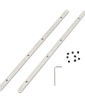 Stainless Steel Self Aligning Rail Joiner Kit For Track Saw With T Slot Fit Includes Screws And Wrench Seamless Extension