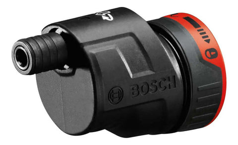 Rugged locking chuck attachment for Compact 18V Cordless Drill Driver With Brushless Motor And Rugged Locking Chuck Supporting 5In1 Flexiclick Quick Swap System Paired With A Badass 4Ah Battery Pack.
