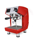 Front view of Italian Double Head Espresso Machine For Home And Pro Use, Pro Grade, 3000W, Stainless Steel Brew Heads