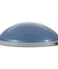 Side view of Half Ball Balance Trainer 26 Inch Pro Stability Dome For Home Gym Cardio And Strength Training, shown in blue with gray base.