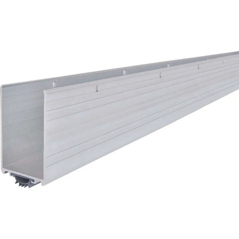 U Shaped Aluminum Door Sweep With Vinyl Seal And Kick Plate For Exterior Doors Draft Blocking Front Door Weather Stripping