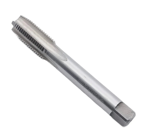 M14 X 1.5mm HSS Right Hand Thread Tap for hand use, high speed steel tool showing thread cutting edges and shank