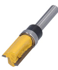 Adjustable Hinge Router Bit Set 4 Piece 1/4 Inch Shank Tungsten Carbide Blade close-up of a tenon cutter for precise cuts.