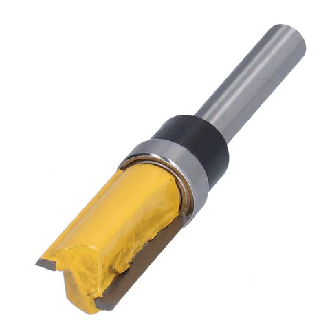 Adjustable Hinge Router Bit Set 4 Piece 1/4 Inch Shank Tungsten Carbide Blade close-up of a tenon cutter for precise cuts.