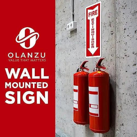 Heavy Duty Plastic Fire Extinguisher Wall Signs Featuring Bold Arrows That Point Straight At Your Unit For Zero Sweat Osha Compliance And Serious Peace Of Mind In Workshops Anywhere