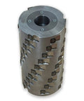 Premium Helical Spiral Cutter Head With Quick Change Carbide Inserts For Jointer And Planer Built Gritty Tough Aluminum Body, 4 inch diameter.