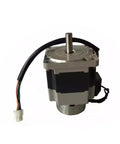 24V 400W Brushless Brake Motor For Steering Wheel Drive And Servo Applications With Quick Stop And Locking Brake Function, shown upright