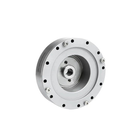 Side view of Beefy High Torque Gearbox For Automation Robotic Arm With Strain Wave Harmonic Drive Quiet Rock Solid Performance BLDC Servo Motor