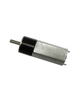 Heavy Duty 16 Mm Dc Micro Gear Motor With Metal Gearbox Reducer, compact motor with black and silver housing.