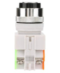 Two Position Key Operated Rotary Switch 22mm Panel Mount 220V 5A NO NC Design With Flame Retardant Housing And Superior Insulation For Industrial Equipment And Safe Reliable Power Control, front view