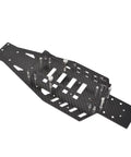 Carbon Fiber 1/10 RC Chassis Lower Frame Upgrade for Bandit, Rustler, VXL 2WD Adjustable, Durable RC Car Parts Replacement