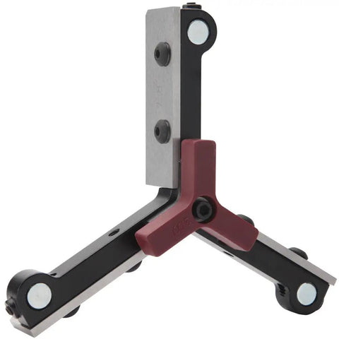 Chuck Stop Spider Set With Magnetic Spider And Hardened Parallel Bars, 10 Sets In Case, Delivers 0.0002 Inch Parallelism, fits 3 Jaw Lathe Chucks