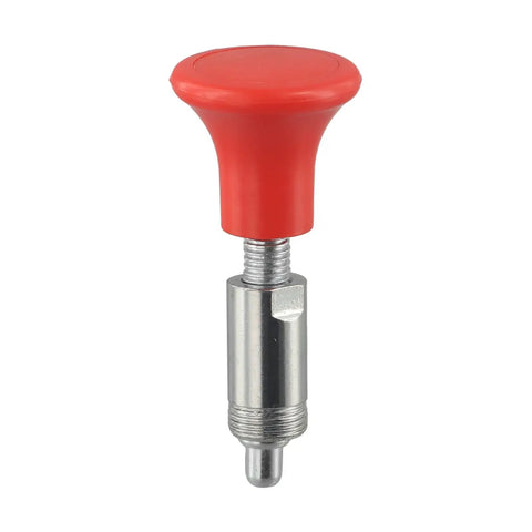 Hella Durable Spring Loaded Steel Pull Pin For Gym Machines And Fitness Equipment Replacement Featuring Secure Reset Bar With Comfortable Plastic Grip Built To Dominate Your Daily Strength Training