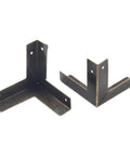 Antique Bronze Corner Protectors For Jewelry Boxes And Wooden Chests, 33mm Zinc Alloy Hardware With Nails, Retro Box Edge Guards