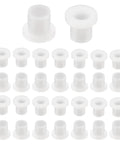 Heavy Duty Nylon Flanged Sleeve Bearing Bushing Self Lubricating Plastic Plain Journal Rod End Hardware set of various sizes.