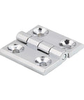 Adjustable Butt Door Hinge For Cabinets And Furniture Self Closing And Quiet Operation Heavy Duty Stainless Steel Silver Finish
