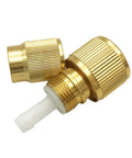 Two Pack Expandable Water Hose Repair Adapter Kit With 2.46 Inch Quick Connect No Leak Aluminum Faucet Adapters For Garden Hoses Sprinklers And Car Washes Durable Aluminum Fittings