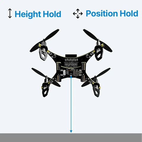 Drone Positioning Module With Optical Flow And ToF Sensor For Rock Solid Height Hold And Indoor Positioning on ESP32 drone model.
