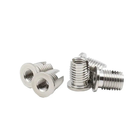 Heavy Duty M3 M5 Self Tapping Thread Inserts Pack Of 26 for fast repairs, showing stainless steel thread inserts on a white background.