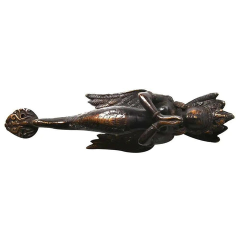 Naga Kanya Brass Cabinet Pulls 2 Pack Decorative Door Handles Antique Gold Hardware For Kitchen Cabinets And Drawers Rust Free Heavy Duty