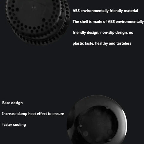 Portable Electric Beverage Warmer And Cooler Quiet Office Desk Cup Heater Chiller base design made of ABS material for durability.