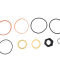 Tilt Hydraulic Cylinder Seal Kit 7135551 for Bobcat Skid Steer Loaders, assorted seals on white background