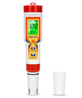 Five In One Pool Water Tester For Saltwater Pools And Hot Tubs Digital Salt And PH TDS EC Meter with display and calibration cup