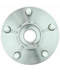 Front view of Front Wheel Bearing Hub Assembly Repair Kit Replacement for 2003-2018 Toyota Corolla, 2 piece set, metal