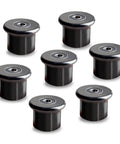 7-pack of replacement sliding seat bracket rollers for home gym rolling seats compatible with Blaze Classic Elite Motivator2 Pr1000 Sport Conquest Ultimate2 Schwinn Comp Revolution Durable Chrome Plated Rollers For Easy Installation And Long Lasting Glide