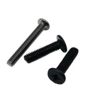 Gotta Have This Twenty Five Piece Carbon Steel Phillips Cross Recess Set M2 M3 M4 Ultra Low Profile Thin Wafer Black Zinc Screws in assorted sizes.