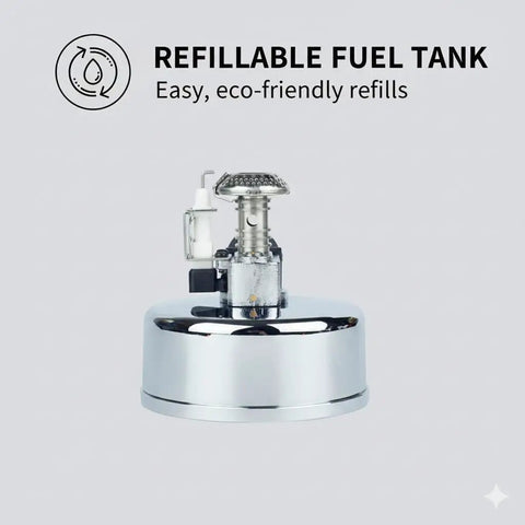 Portable Mini Butane Torch For Siphon Coffee And Brews Refillable Tabletop Bunsen Burner with refillable fuel tank