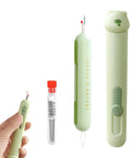 All-In-One Needle Threader And Seam Ripper Set With 3-In-1 And 2-In-1 Dual-End Designs, Includes Case With 18 Needles