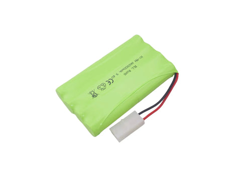 2 Pack 9.6V 2800mAh AA NiMH Rechargeable Batteries With Tamiya Plug And USB Charger Cables For RC Cars, Trucks, Tanks, Boats, Ships, Excavators And Other Remote Control Toys