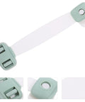 5 Pack Safety Cabinet Locks For Cabinets Drawers And Fridges With Double Buckle Design ABS Material Easy Install Kid Proof Home Safety