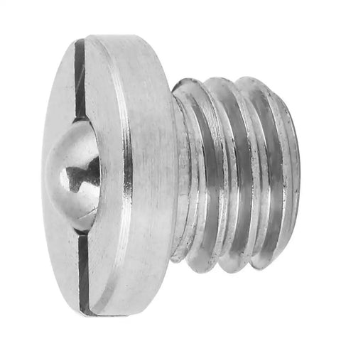 Kickass Stainless Steel Spring Loaded Ball Plungers M5X5 Threaded Set Featuring Flanged Heads And Ridiculously Smooth Action, close-up view.