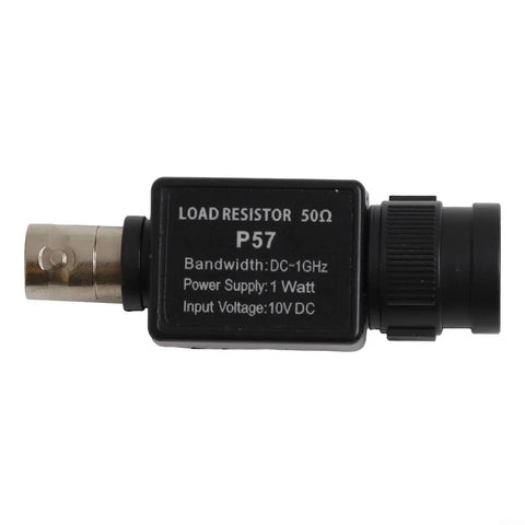 50 Ohm BNC Male to Female Adapter With 1 Watt Dummy Load Resistor, DC to 1 GHz RF Signal Testing Accessory, side view