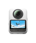 8K Panoramic 360 Camera For Vlogs And Adventure Shots With 1 Inch Sensor Equivalent 100MP Waterproof Action Cam front view