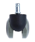 Smooth And Silent 2 Inch Universal Replacement Casters For Office Chairs That Glide Like A Dream on grey rubber swivel wheels.