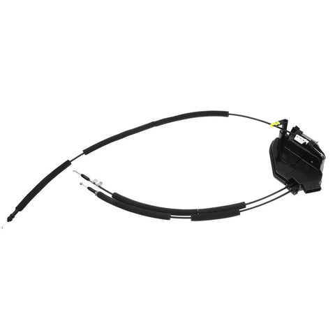 Front Left Door Lock Actuator with Smart Key For Nissan Rogue 2014-2019 SUV Reliable Replacement Part That Gets The Job Done Fast And Easy, black assembly with cables