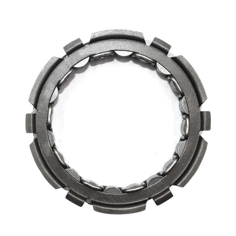 One Way Bearing Starter Clutch Overrunning Bearing For Motorcycles With Beefed Up Forged Steel Hub And Induction Heat Treated Components 18 Beads For Smooth Engagement Direct Replacement Fits XV535 XVS650 XVZ13 VMX17 XTZ12 XVS13 XVS95 FJR1300, front view