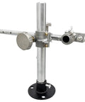 Badass Welding Torch Holder Support Rack With 13 Inch Cross Arm And Vertical Post for Mig Tig, aluminum and copper construction.
