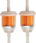Fuel Filter 1/4 Inch And 5/16 Inch Two Pack Plug And Play Replacement For Lawn Mowers And Tractors Compatible With Kohler John Deere Gravely Toro Wheel Horse 25 050 08-S 25 050 03-S 25 050 22-S
