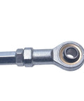 Two Pack 210mm Universal Steering Shaft Tie Rods Eleven Inch By Five Sixteenth Inch Plug And Play Go Kart ATV Replacement Parts Durable Steel Linkage For Quick Install And Long Lasting Performance, 210mm steel tie rod end for go-kart ATV