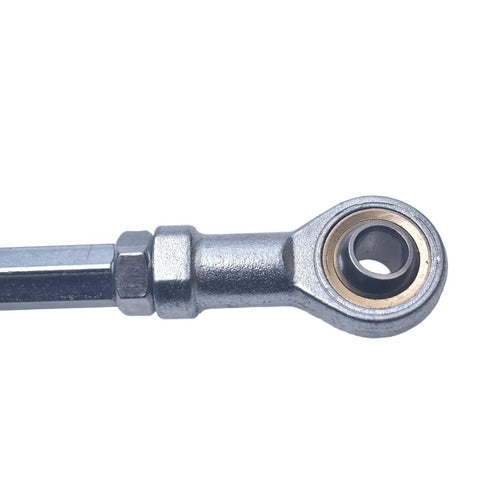Two Pack 210mm Universal Steering Shaft Tie Rods Eleven Inch By Five Sixteenth Inch Plug And Play Go Kart ATV Replacement Parts Durable Steel Linkage For Quick Install And Long Lasting Performance, 210mm steel tie rod end for go-kart ATV