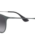Erika Metal Round Sunglasses Unisex Design For Men And Women, Lightweight Frame With Keyhole Bridge, Metallic Gray To Dark Gray Gradient Lenses, 54 mm