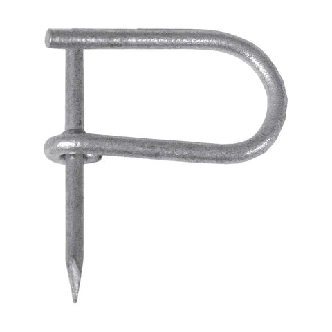 Heavy Duty Galvanized Steel 7/8 Inch Cable Management Rings, No Sweat Nail In Wire Organizers for securing cables