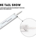 Pro Grade Vernier Caliper In Stainless Steel Hardened Chrome Plated 0 To 8 Inch And 0 To 200 Millimeter Range 0.001 Inch tail detail