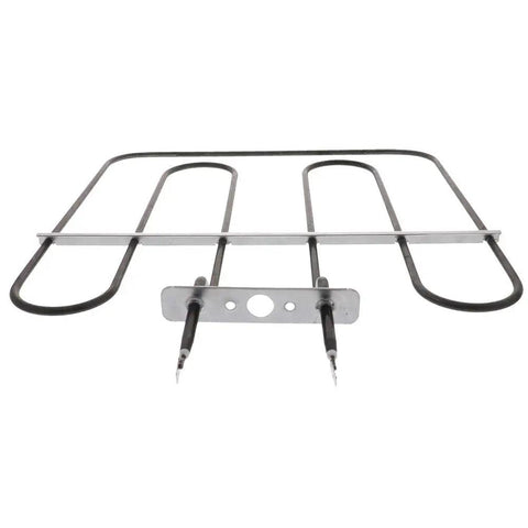 Bake Element For LG Oven Replacement 14 Inch Wide By 19 Inch Long Model MEE62306504 AP6337106 front view, metallic heating element