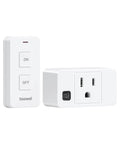 Remote Control Outlet With Portable Magnetic Switch Long Range Wireless 200 Ft On Off Plug For Lamps Lights And Household Appliances High Power 15A 1875W No Brainer Easy Plug And Play