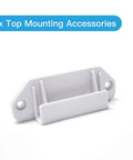 Top mounting bracket for All In One Retractable Baby Gate Hardware Replacement Parts Kit with Wall Mounting Brackets Latches Screws and Anchors